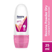 Rexona Underarm Roll On Deodorant For Women, Antiperspirant, Removes Odour, Keeps Skin Fresh & Clean, Alcohol Free, Skin Friendly,