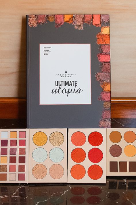 VYSTERIA Ultimate Utopia 4-in-1 Makeup Palette Eyes, Cheeks & Face All-in-One Kit 250 g (Multicolor)