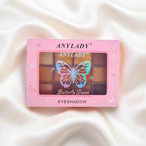 Anylady Eyeshadow Palette Butterfly Design 12 Colors- 9g