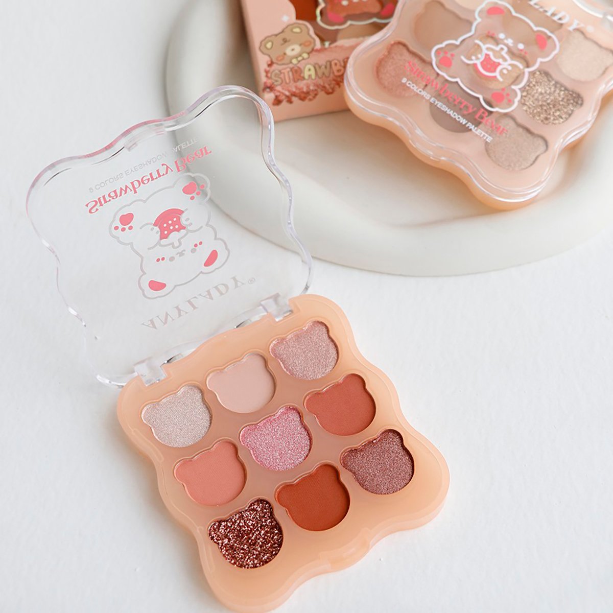 Cute Bear 9 colors Eyeshadow Palette