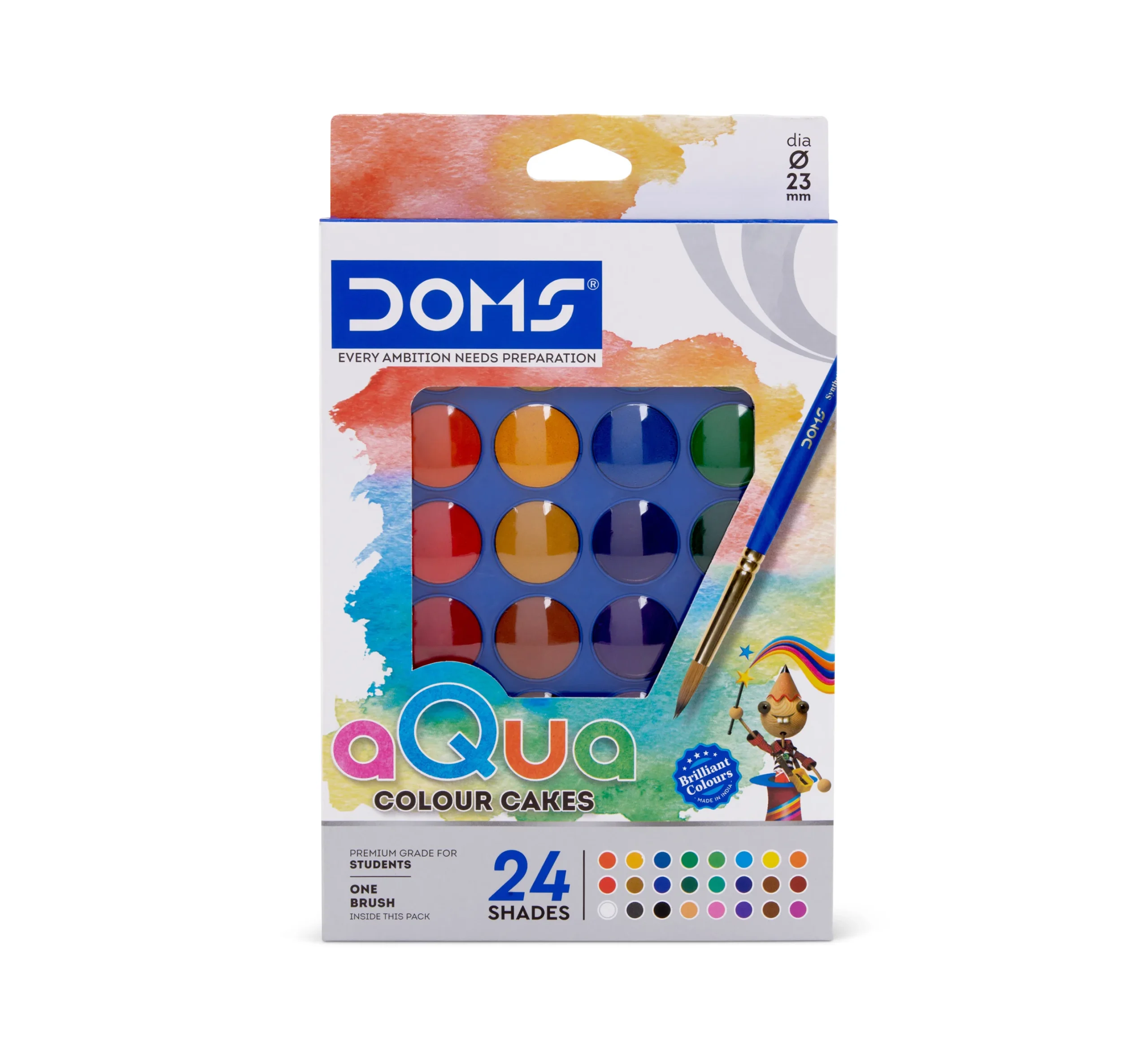 DOMS Aqua Colour Cakes 23MM