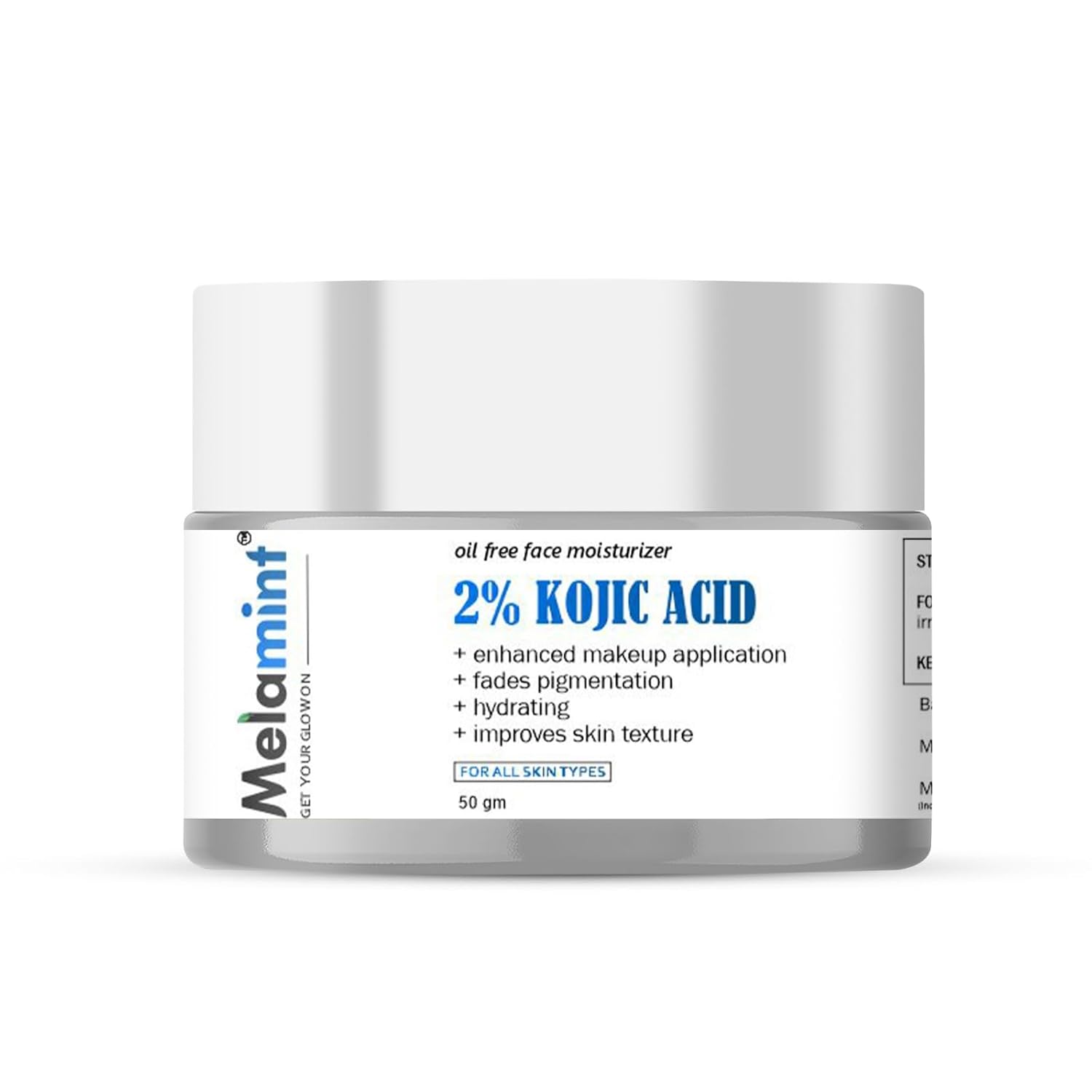 Kojic Acid Moisturising Cream for Skin Hydration and Texture, 50g
