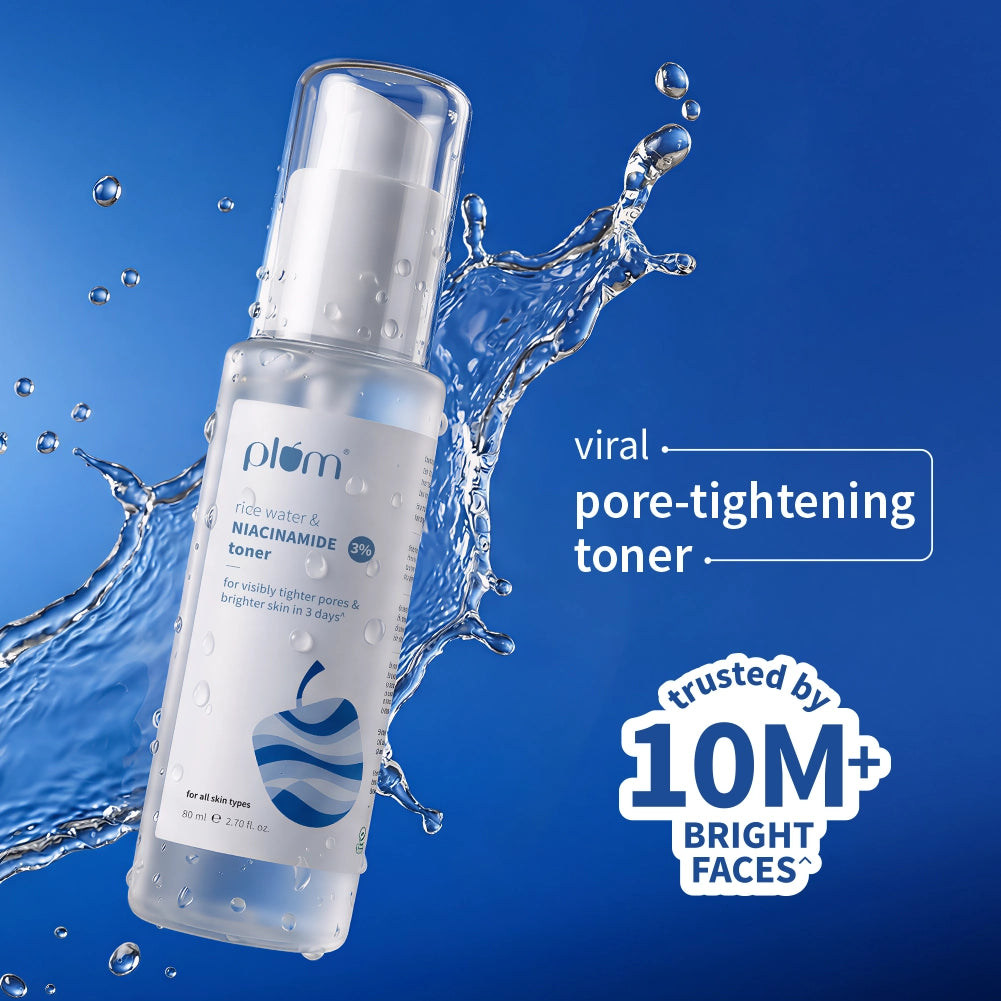 3% Niacinamide & Rice Water Toner for Bright Skin