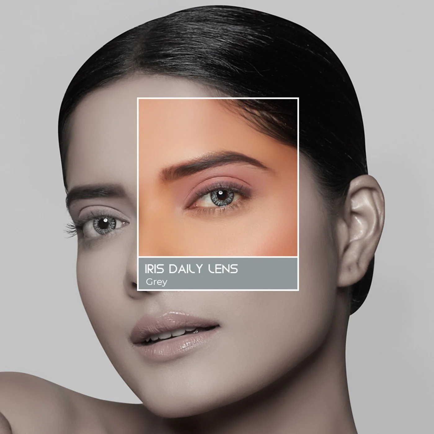 IRIS Premium Contact Lenses (5 Pairs) - GREY
