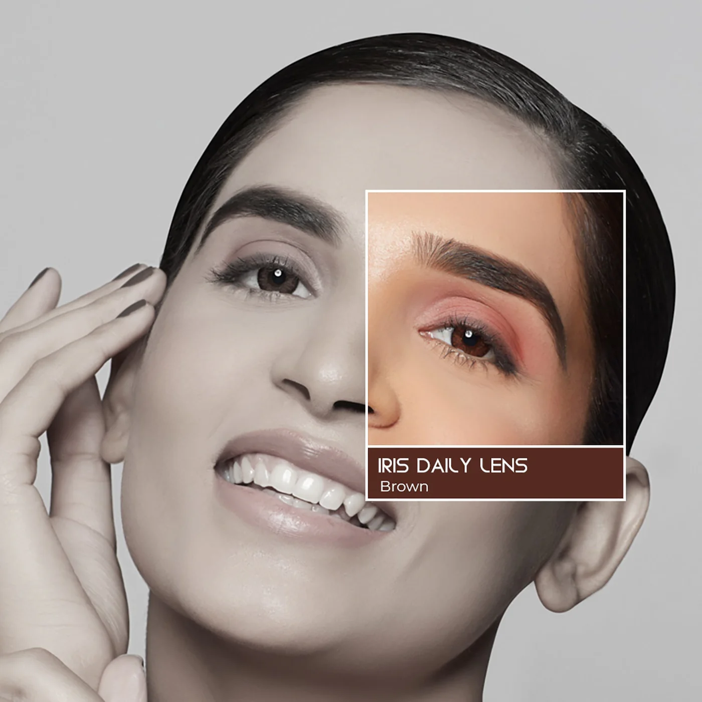 IRIS Premium Contact Lenses (5 Pairs) - BROWN
