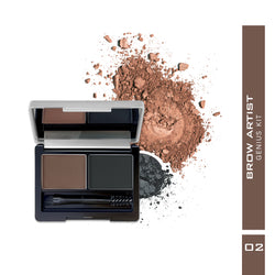 Maliao Brow Artist Genius Kit - Pigmented Wax for Perfect Eyebrows with 12-Hour Hold