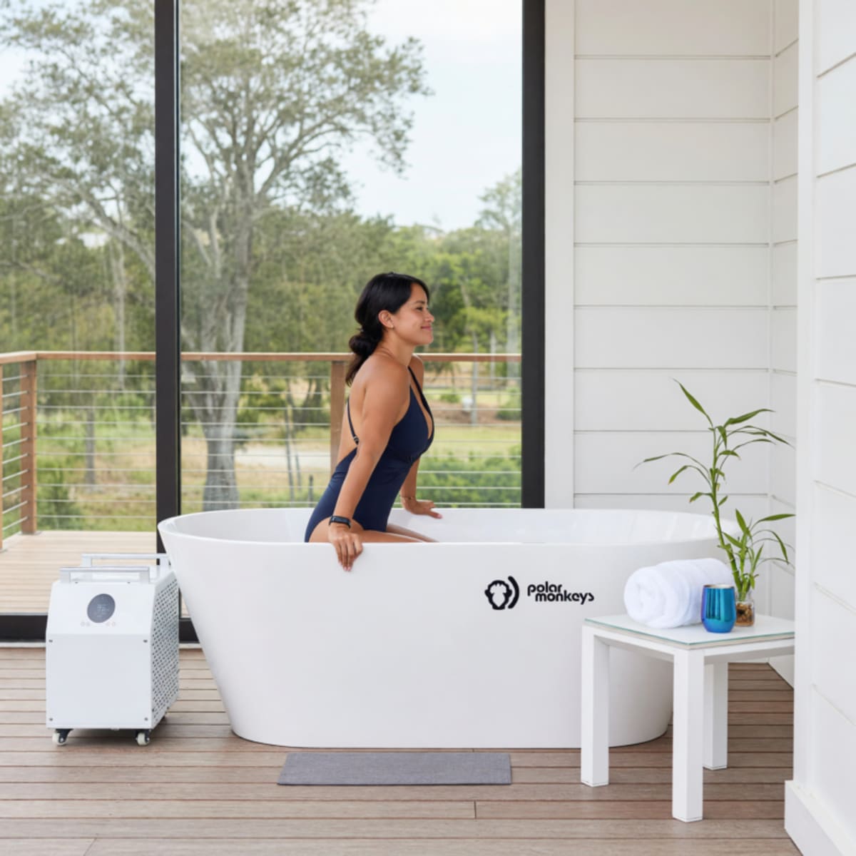 2023 Like-New Hard-Sided Polar Monkeys 2-Person Cold Plunge – Hanover, MA