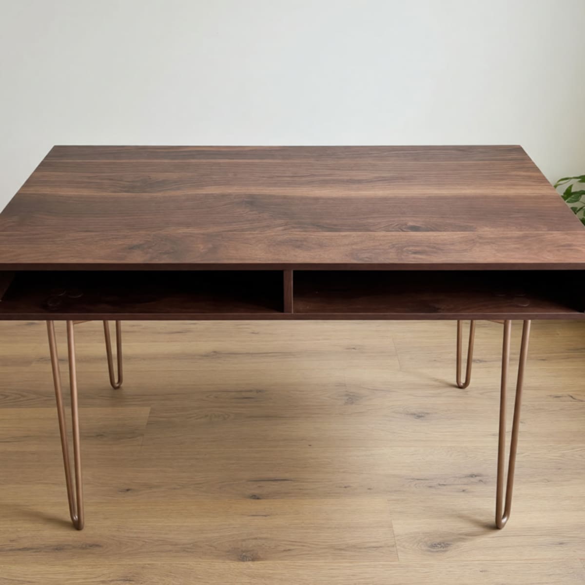 Espresso Brown Wood Desk – New Condition – Commack, NY
