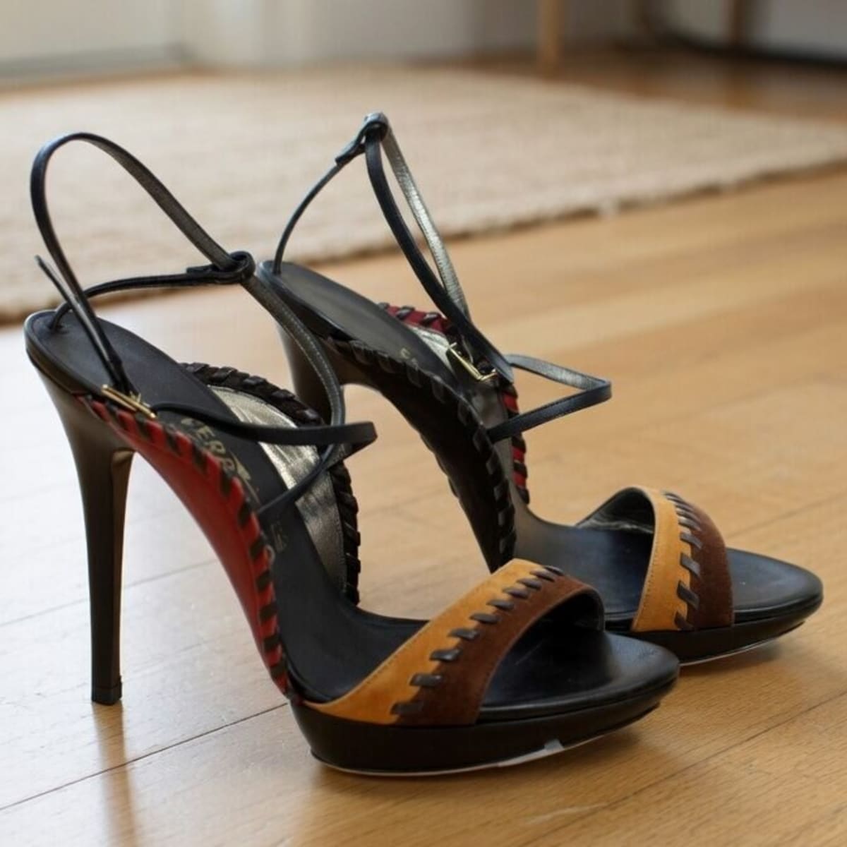 Ferragamo Salvatore High Heels – Like New, Size 6, Multi-Color – Lewisville, TX