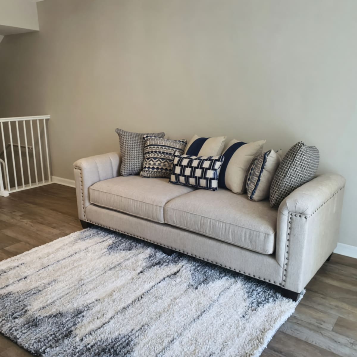 City Furniture Sleeper Sofa – Good Condition, Natural Fabric – Coral Springs, FL