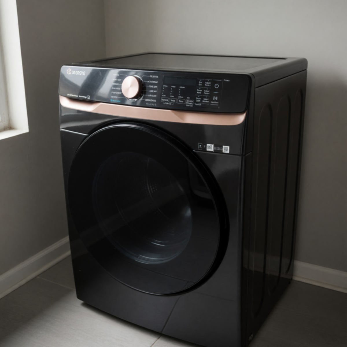 2025 Samsung MultiSteam Dryer – Like New, Gas, Black – New York, NY
