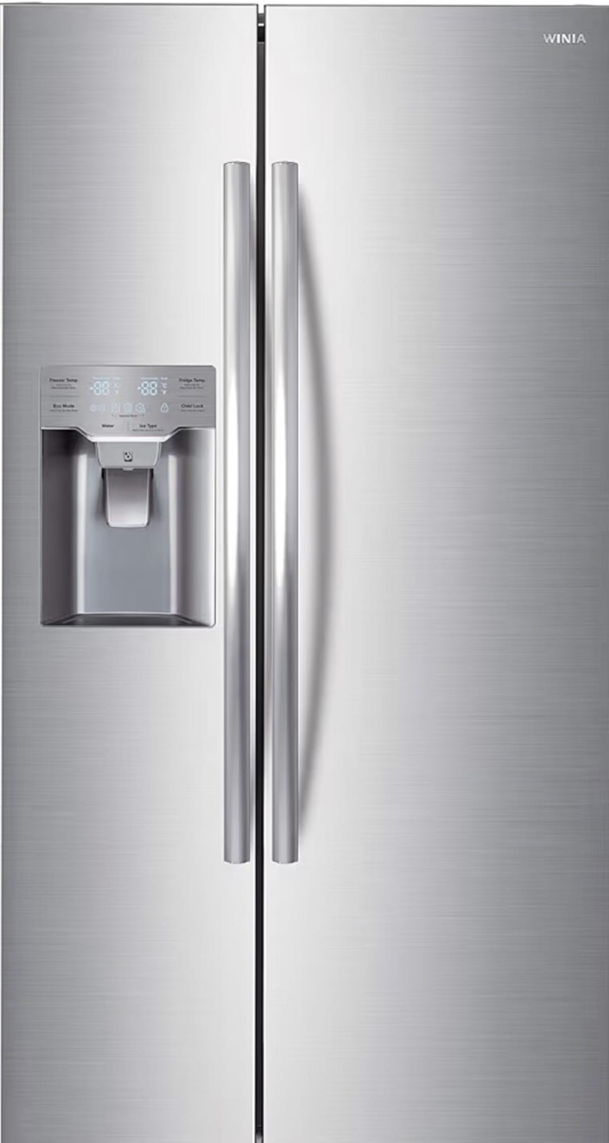 2022 Winia WFRSY22D2T Side-by-Side Refrigerator – Poor Condition, 20 Cu Ft – Fort Worth, TX
