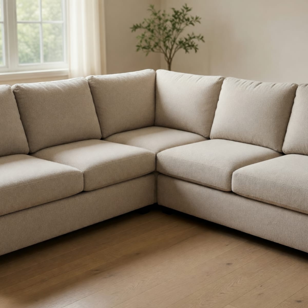Century Chenille Couch, Loveseat & Ottoman Set – Excellent Condition – Madison, WI