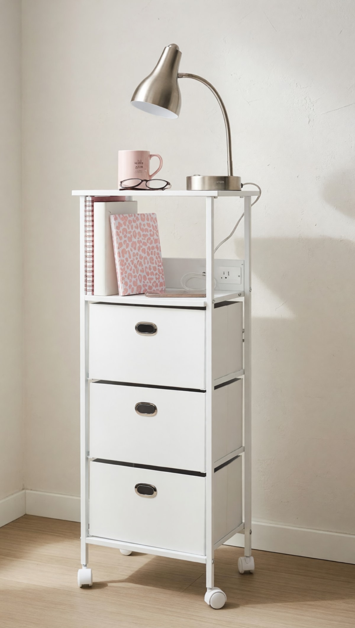 Dormify 3-Drawer Nightstand with USB Port – Like New – Delaware, OH