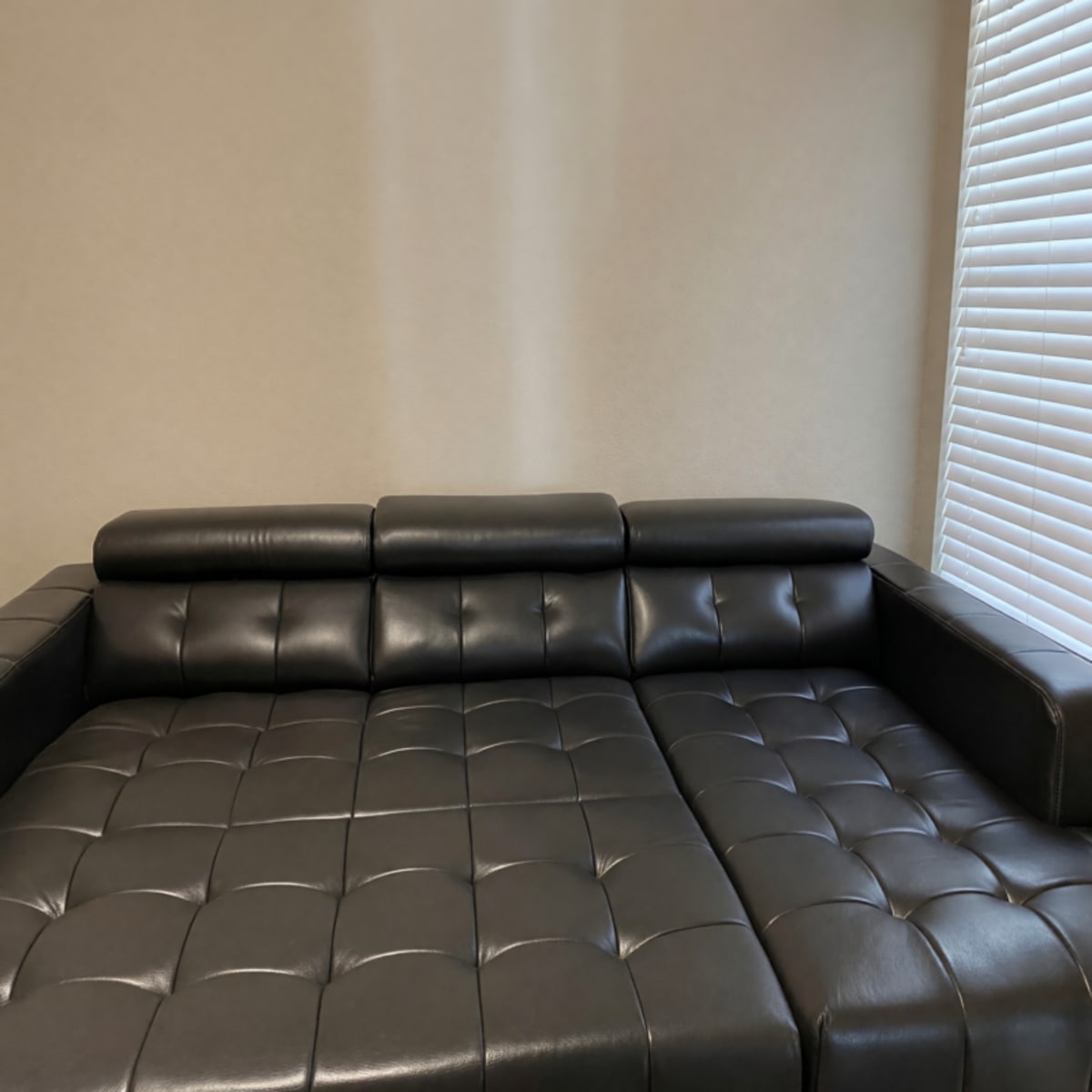 Ashley Black Leather Couch Set – Like New, 2 Pieces – Waldorf, MD