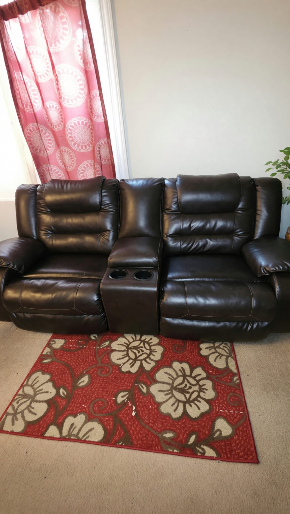 Brown Leather Recliner Sofa & Loveseat Set – Good Condition – Norfolk, VA