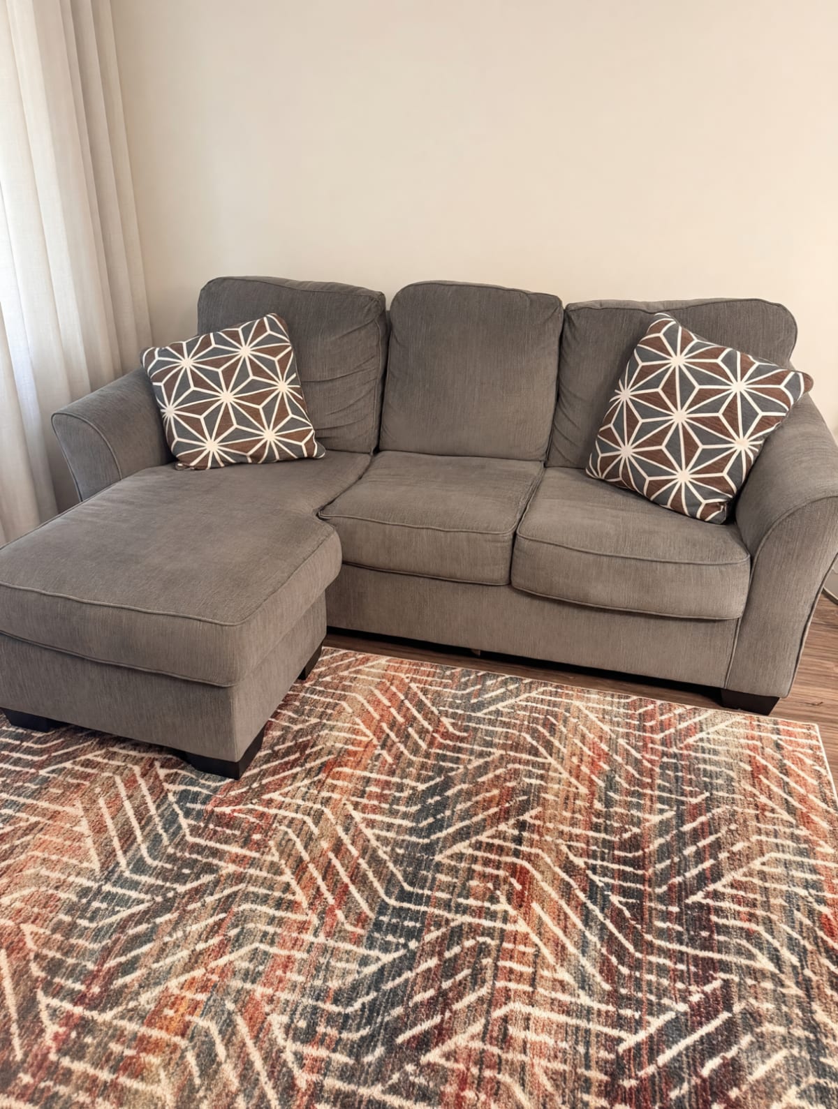 Ashley Grey Microfiber Sleeper Love Seat and Sofa Set Like New – Keller, TX