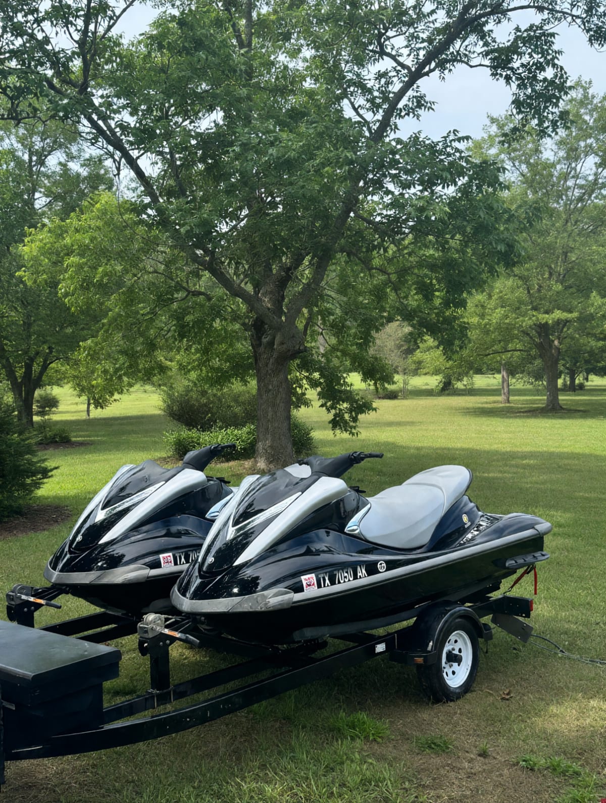2007 Yamaha FX HO Jet Skis Pair – Fair Condition, 85 Hours, Trailer Included – Naples, TX