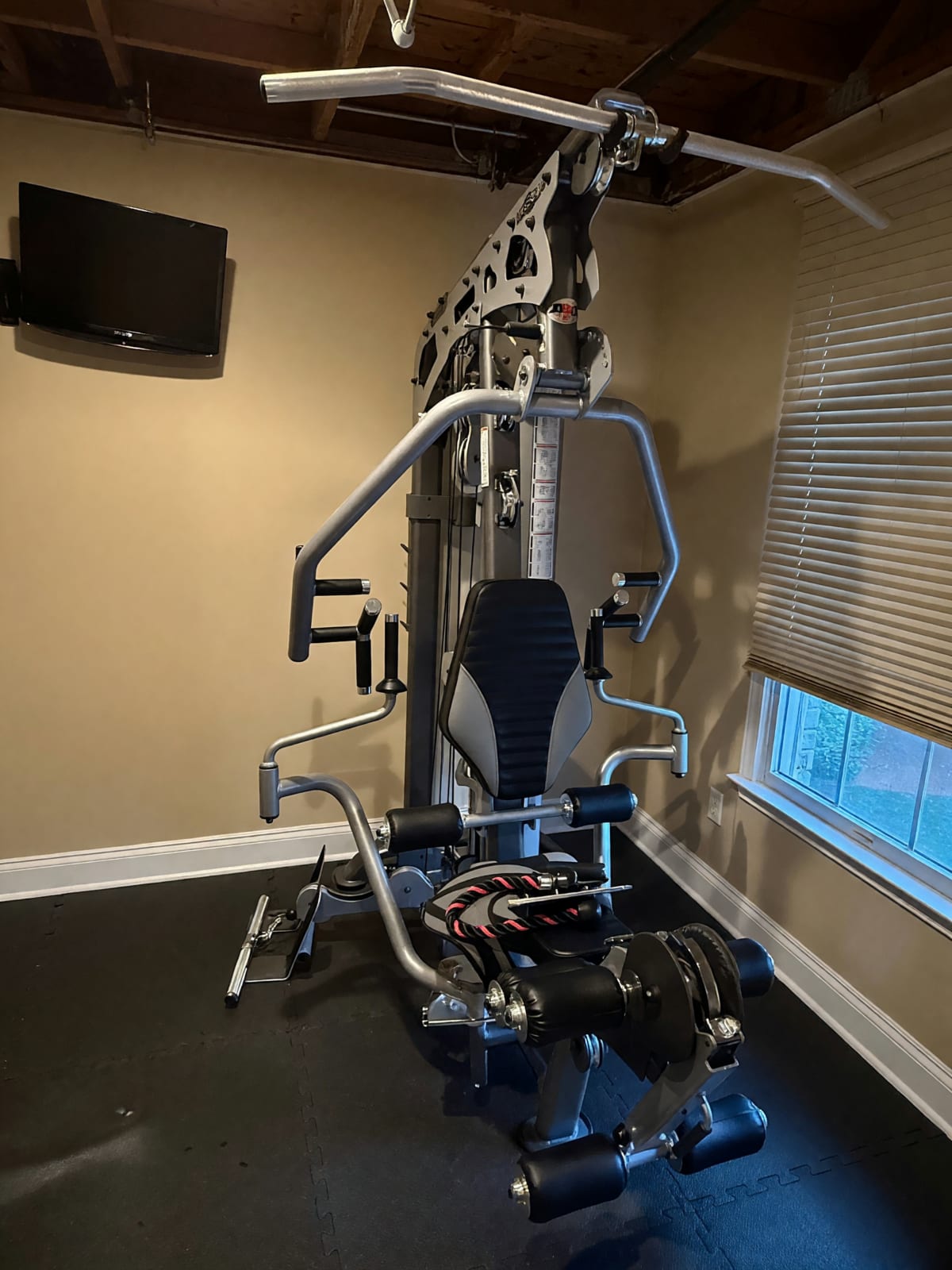 Tuff Stuff AXT-5 3-Station Home Gym – Like New, 200 Lb Weight Stack – Ardsley, NY