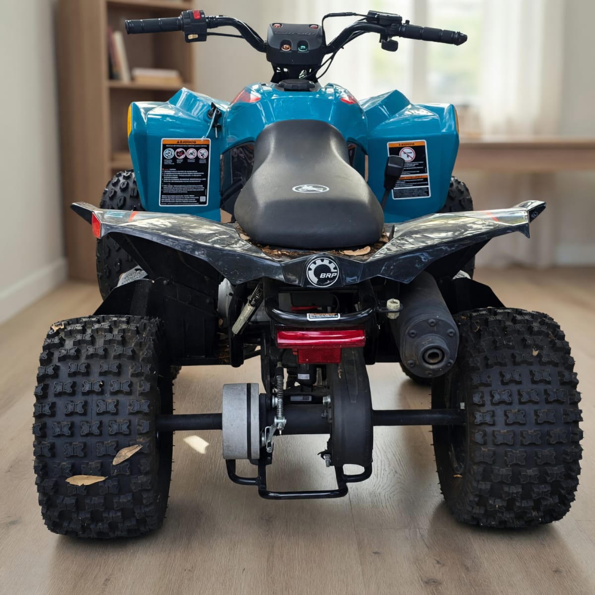 Can-Am Renegade 70 Youth ATV Teal and Black in Good Condition – Palmetto, FL