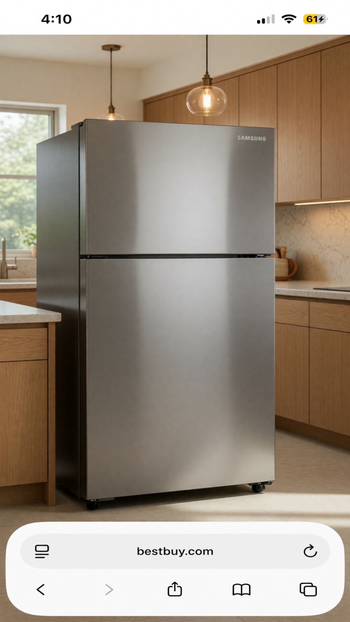 2024 Samsung RT16A6195SR 15.6 Cu Ft Top Freezer – Like New – Springfield, IL