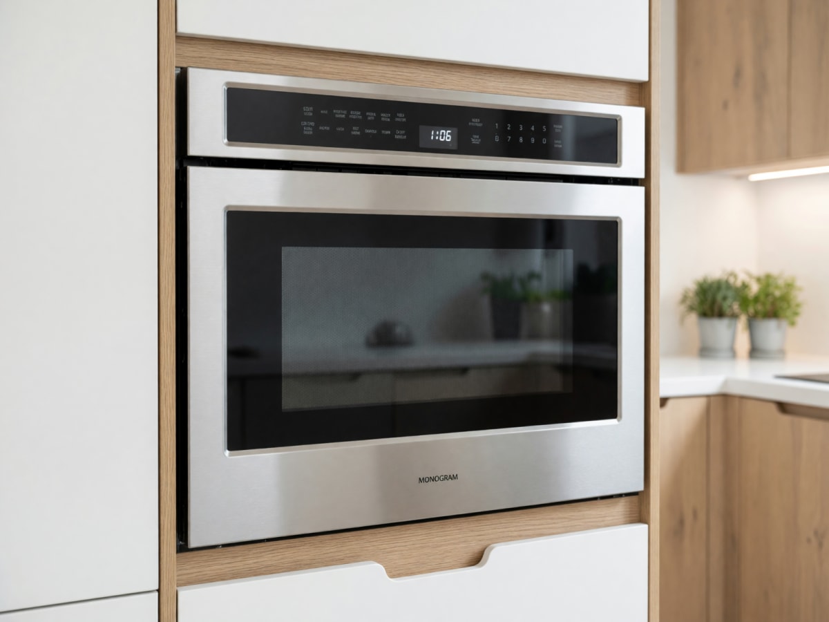 Monogram Stainless Steel Built-in Microwave Oven in Like New Condition – Denver, CO