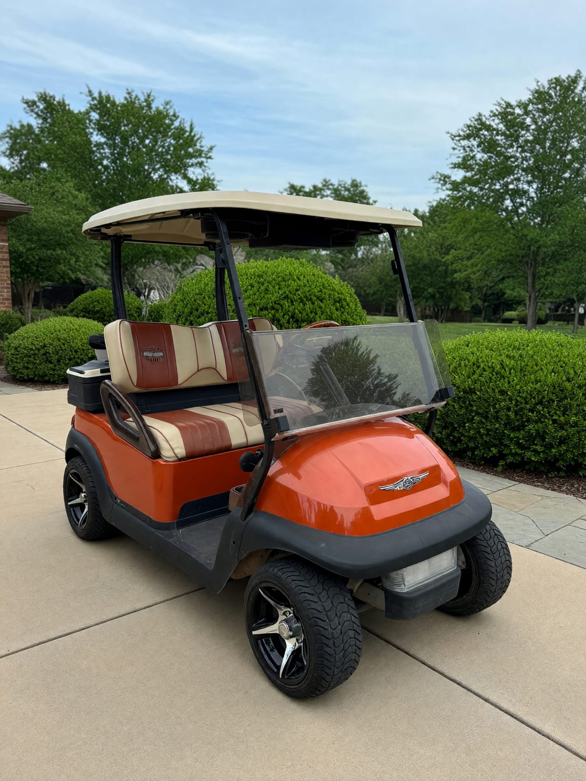 Club Car Harley-Davidson Golf Cart in Good Condition