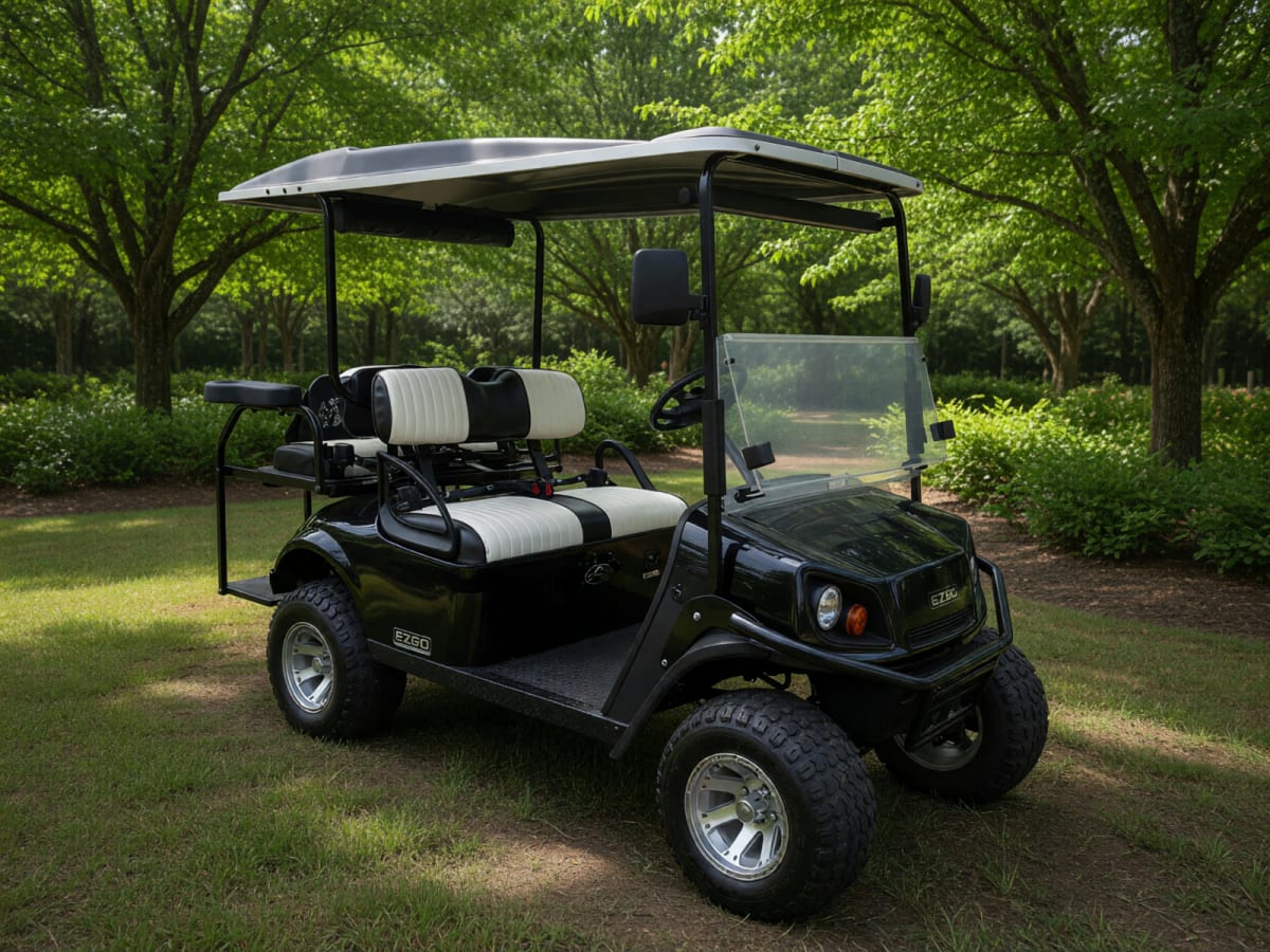 2018 EZGO Express L6 Gas Golf Cart Six Passenger in Like New Condition