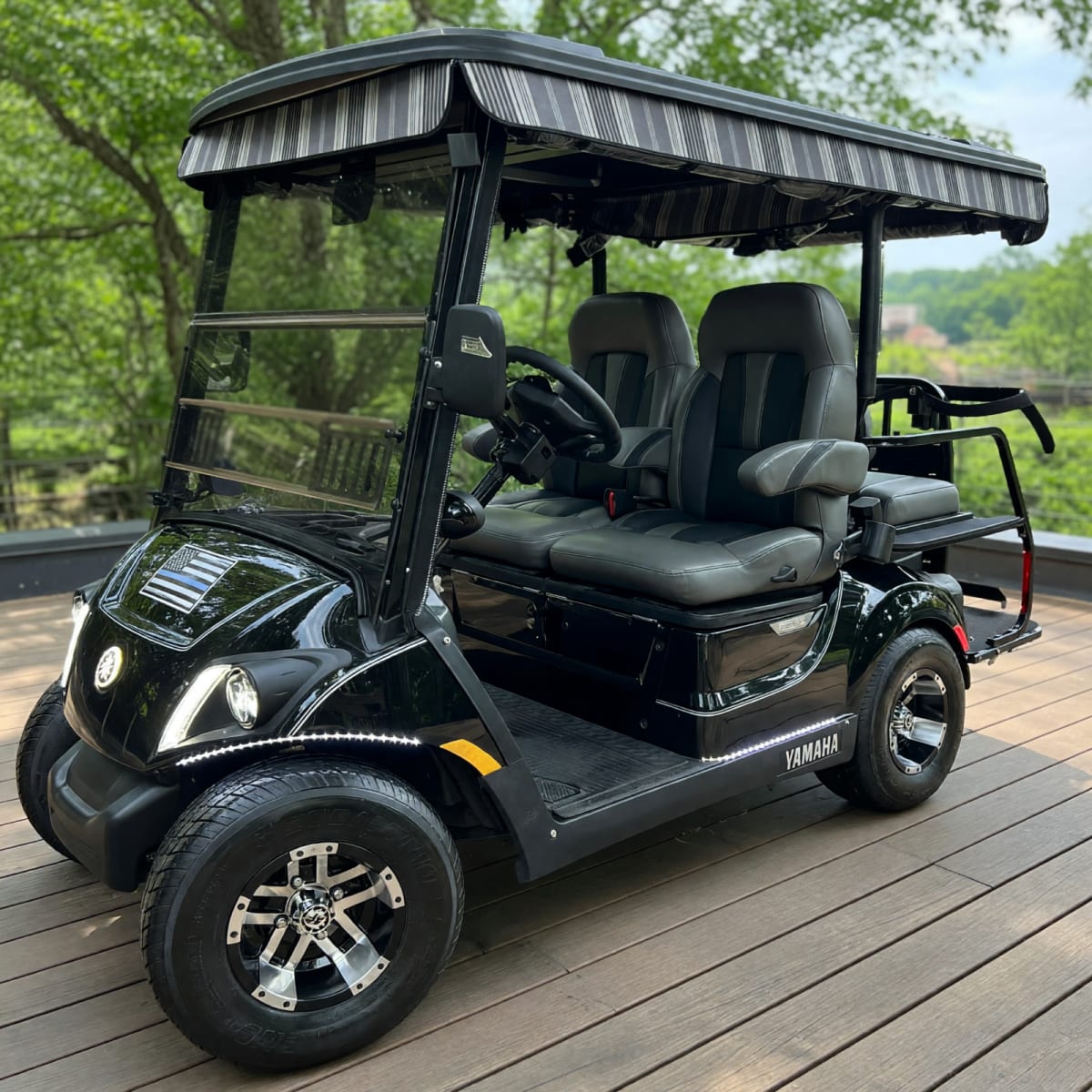 2022 Yamaha Gas Quietech PTV 4 Seater Golf Cart in Like New Condition