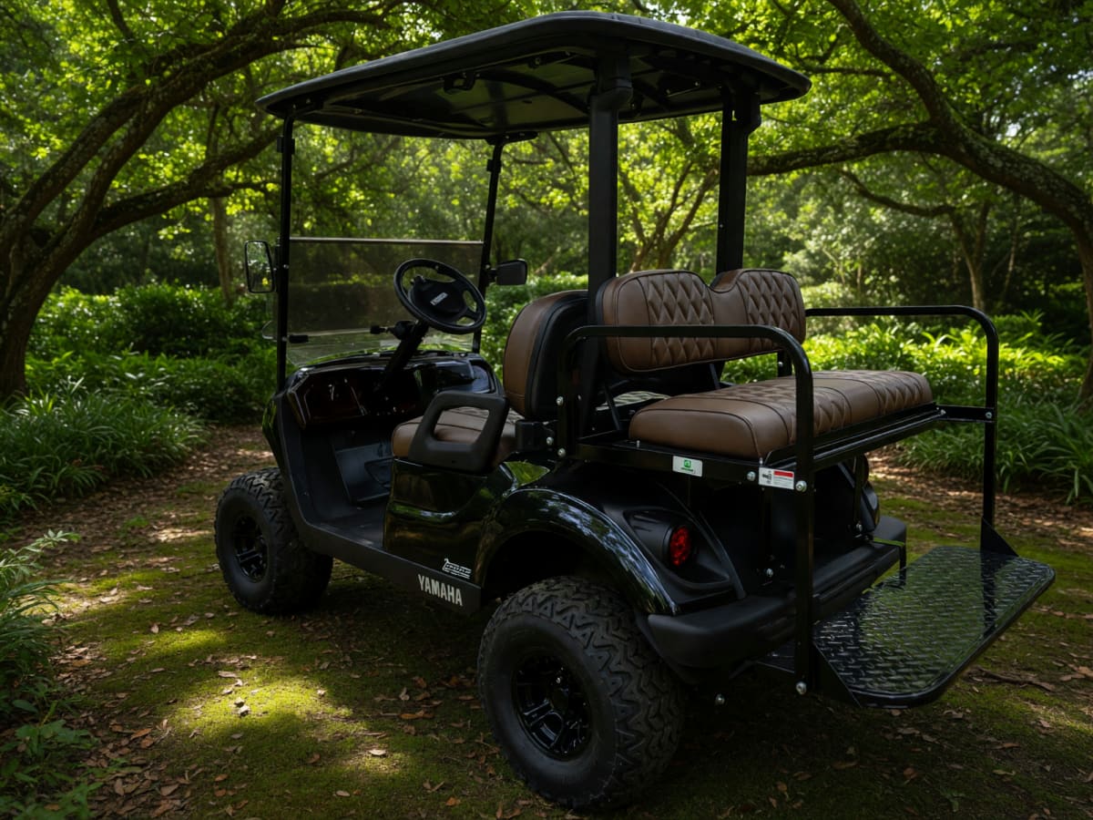 Yamaha Custom Lifted Gas Golf Cart 2021 in Like New Condition