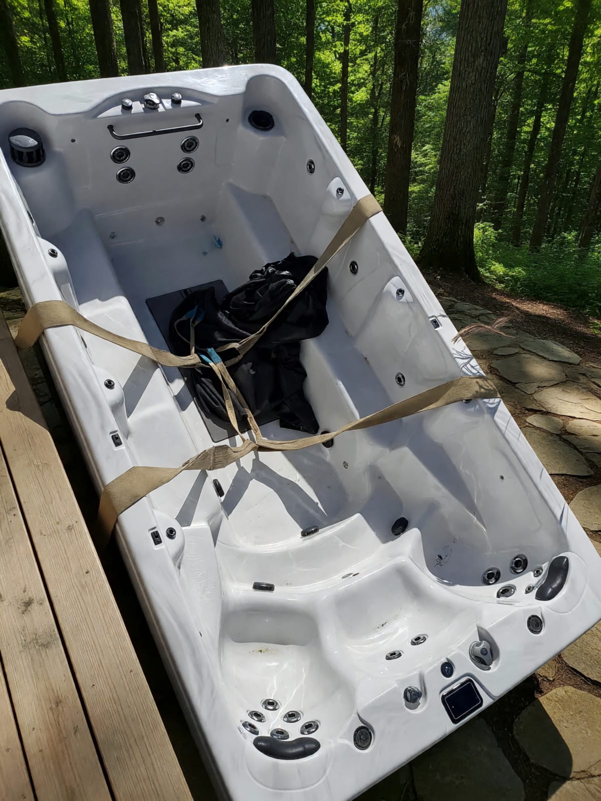American Whirlpool 14ft Swim Spa Hot Tub in Like New Condition