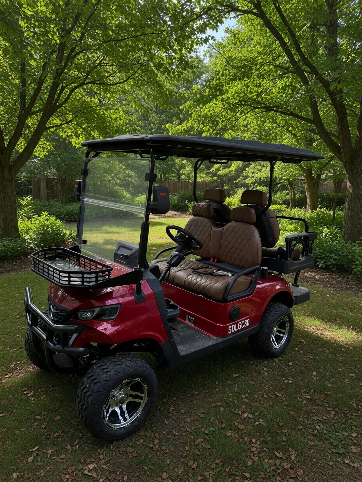 SDLANCH SDLGC80 4-Seat Electric Golf Cart in Like New Condition