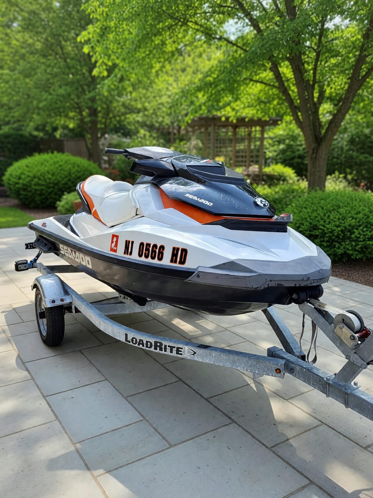 Sea-Doo 2011 GTI 130 Jet Ski with Trailer and Tow Float in Good Condition