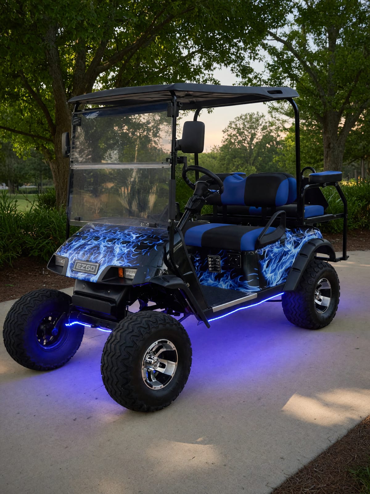 Ez-Go TXT Lifted Golf Cart in Like New Condition