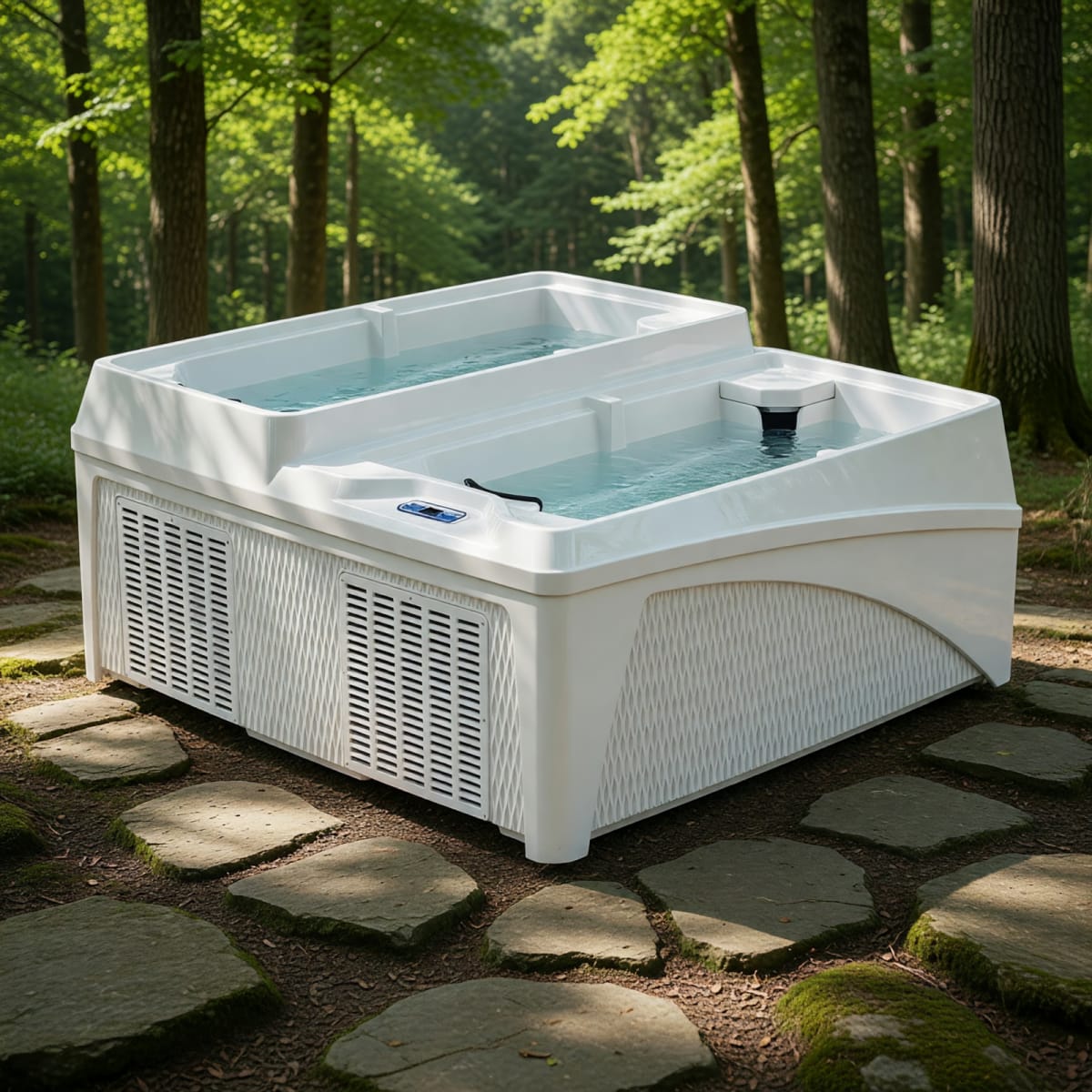 Dual Cold Plunge & Hot Tub in Like New Condition
