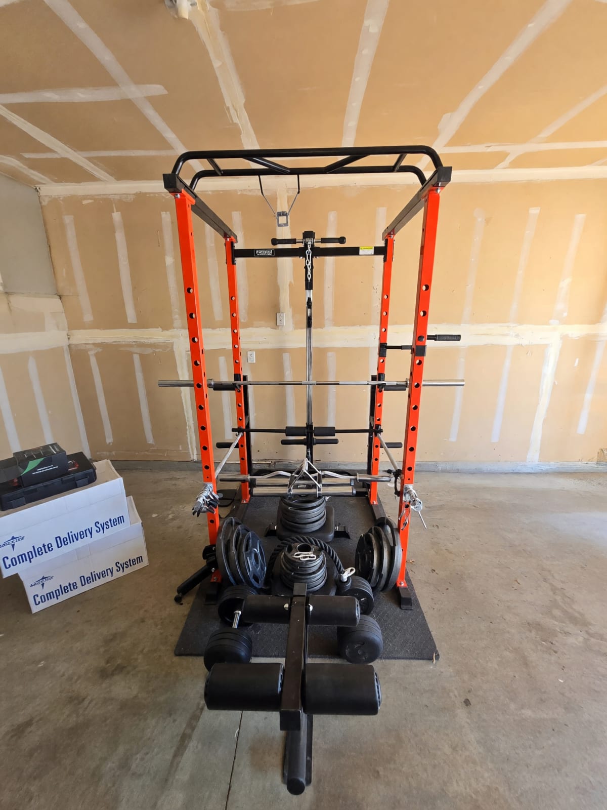 Complete Garage Gym Setup in Good Condition