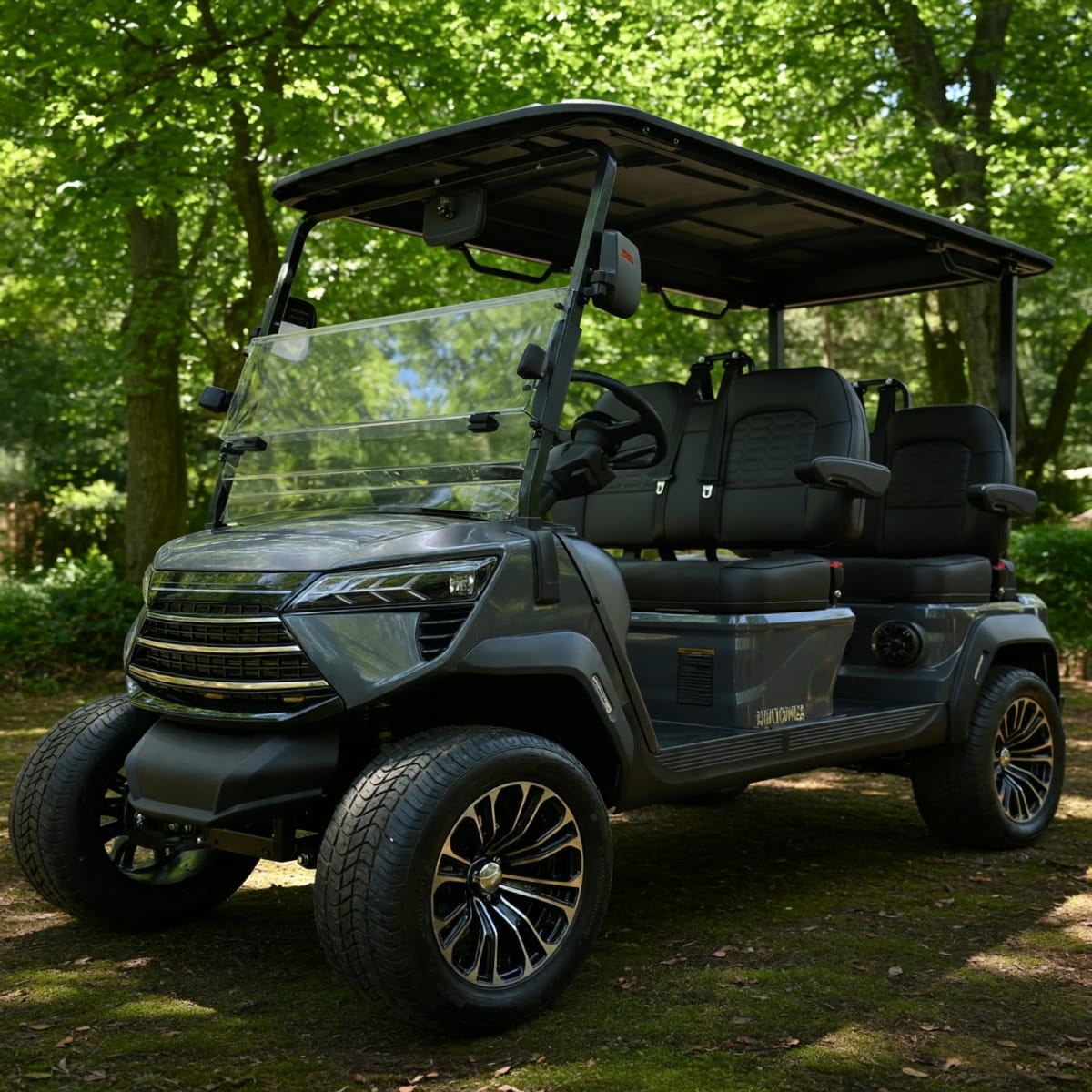 2026 Voyager Commander 4 Forward Non-Lifted 72-Volt Lithium Street Legal LSV Golf Cart in New Condition