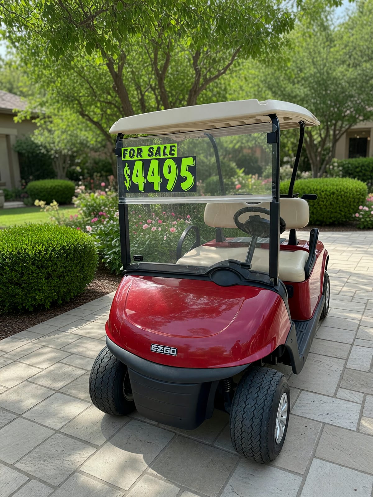 2021 E-Z-GO RXV 2 Passenger Electric Golf Cart in Good Condition