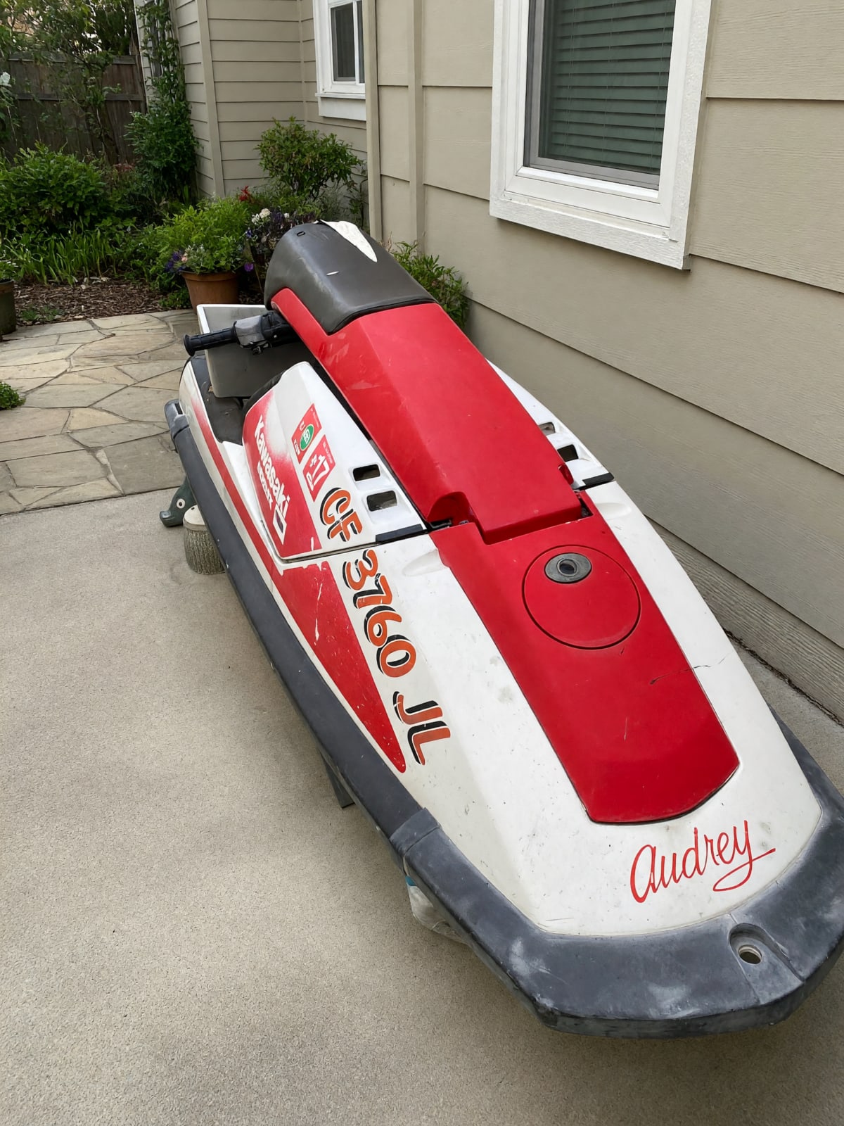 1987 Kawasaki 650SX Standup Jet Ski – Fair Condition, Two-Stroke – San Jose, CA