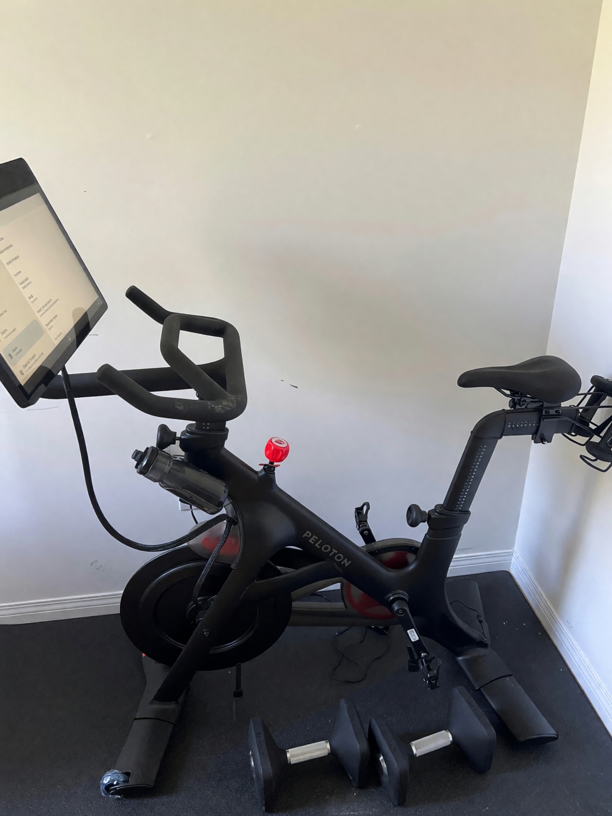 2025 Peloton Bike 3rd Gen – Like New, Includes Shoes Mat & Weights