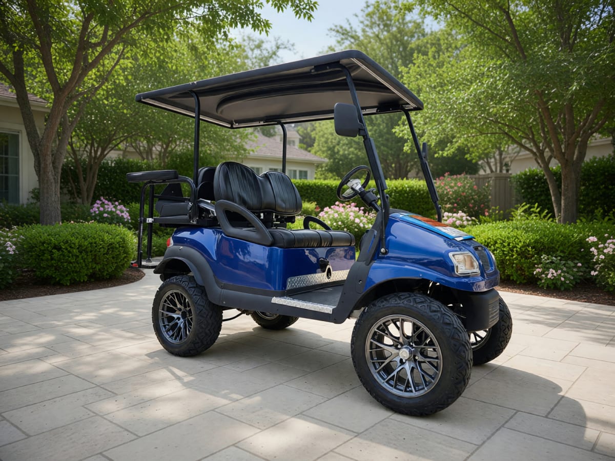 Club Car Lifted Golf Cart with Brand New Batteries – Davie, FL