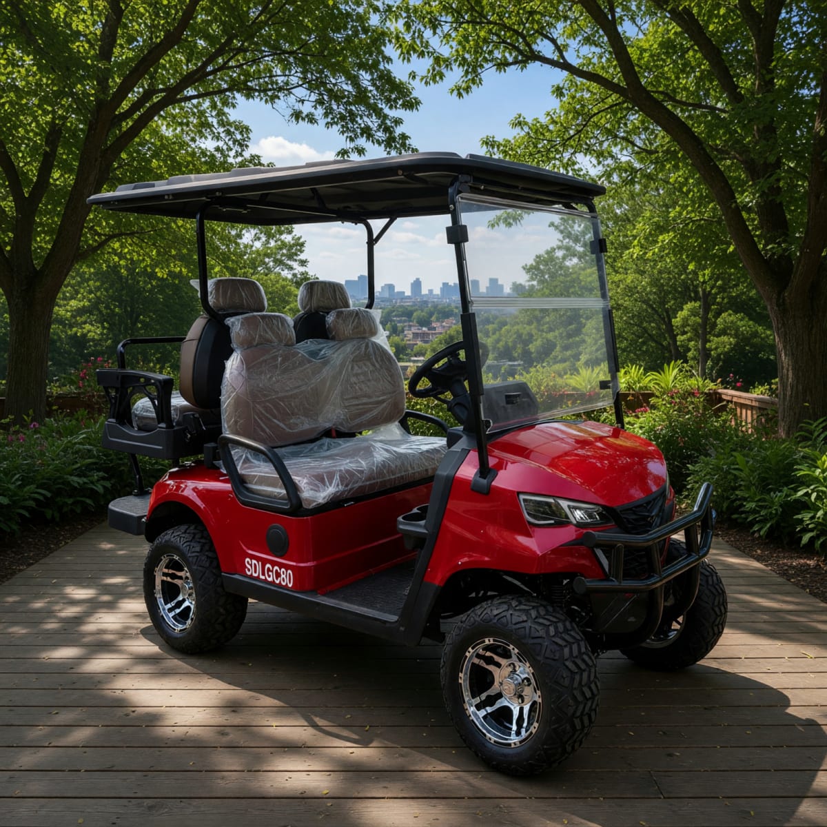Sdlaunch SDLGC80 4 Seater Electric Golf Cart in New Condition – Crawfordsville, IN