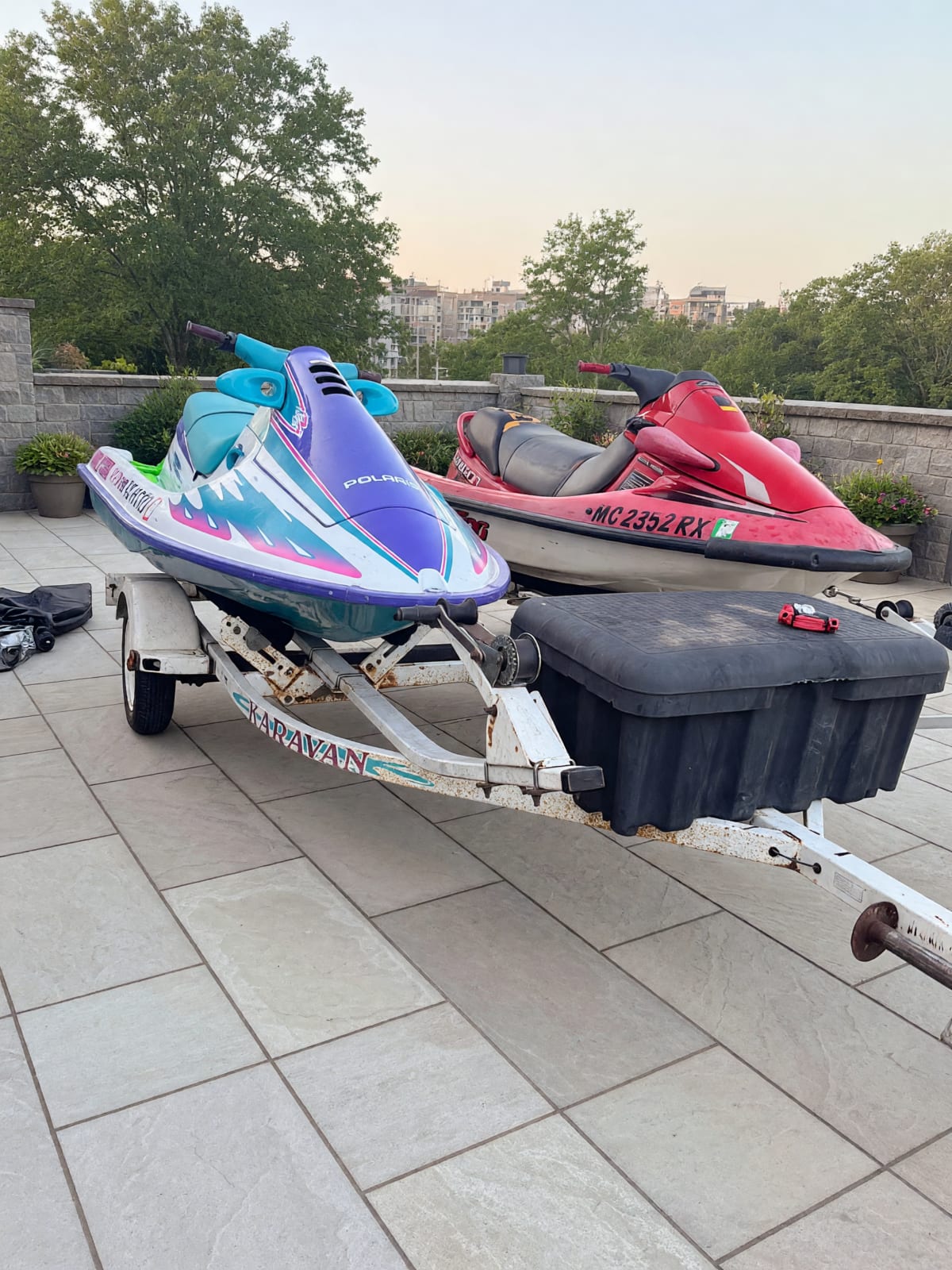 1995 Polaris SLT 750 & 1998 Kawasaki 1100 STX Jet Skis – Good Condition with Trailer – Elkhart, IN