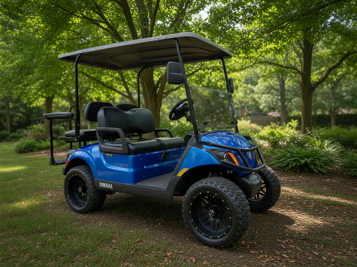 2019 Yamaha Quietech Gas EFI Drive2 Golf Cart in Good Condition – Lumberton, TX