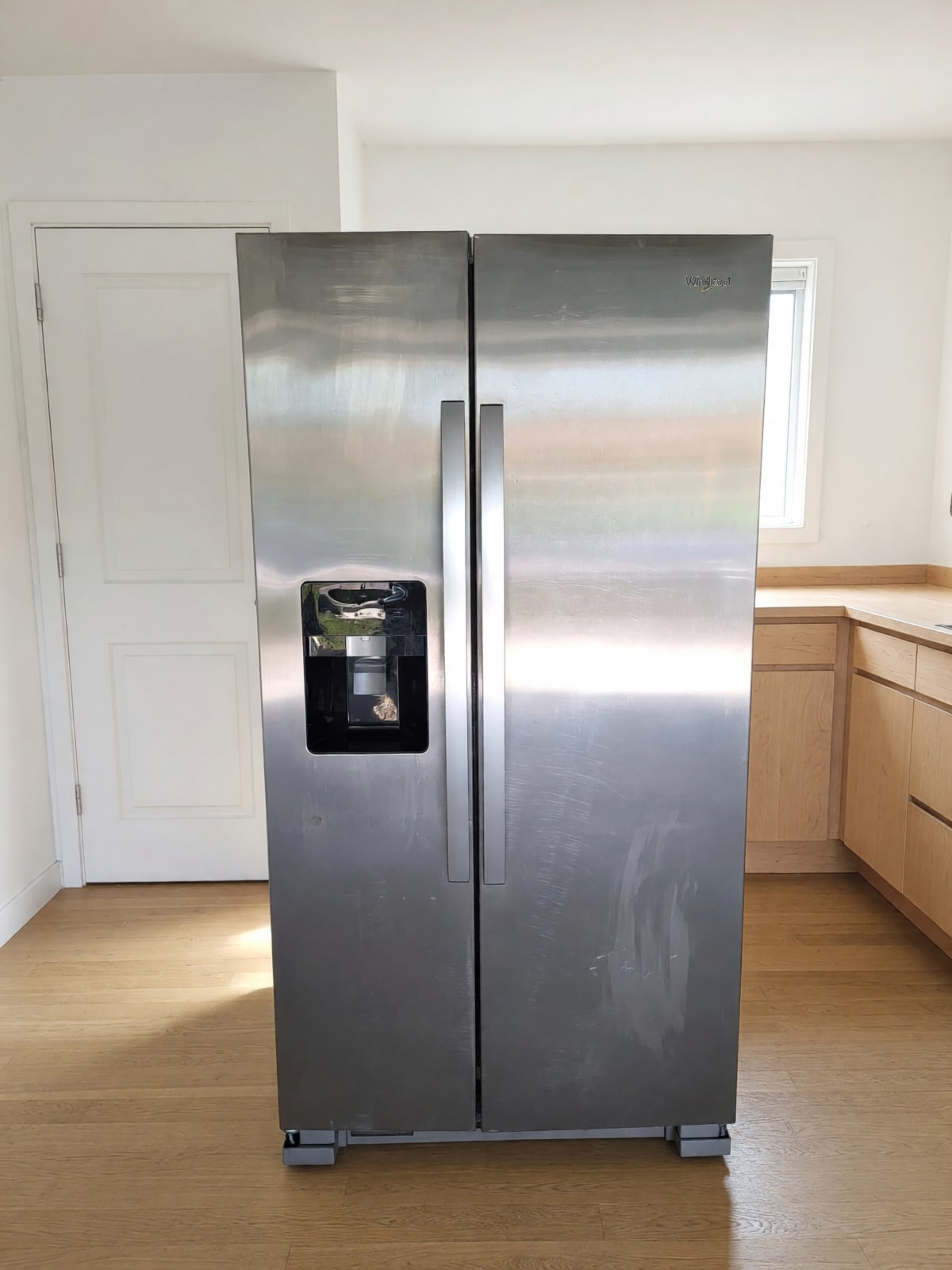 2022 Whirlpool WRS315SDHM08 Side-by-Side Refrigerator – Good Condition 24 Cu Ft – Palm Bay, FL