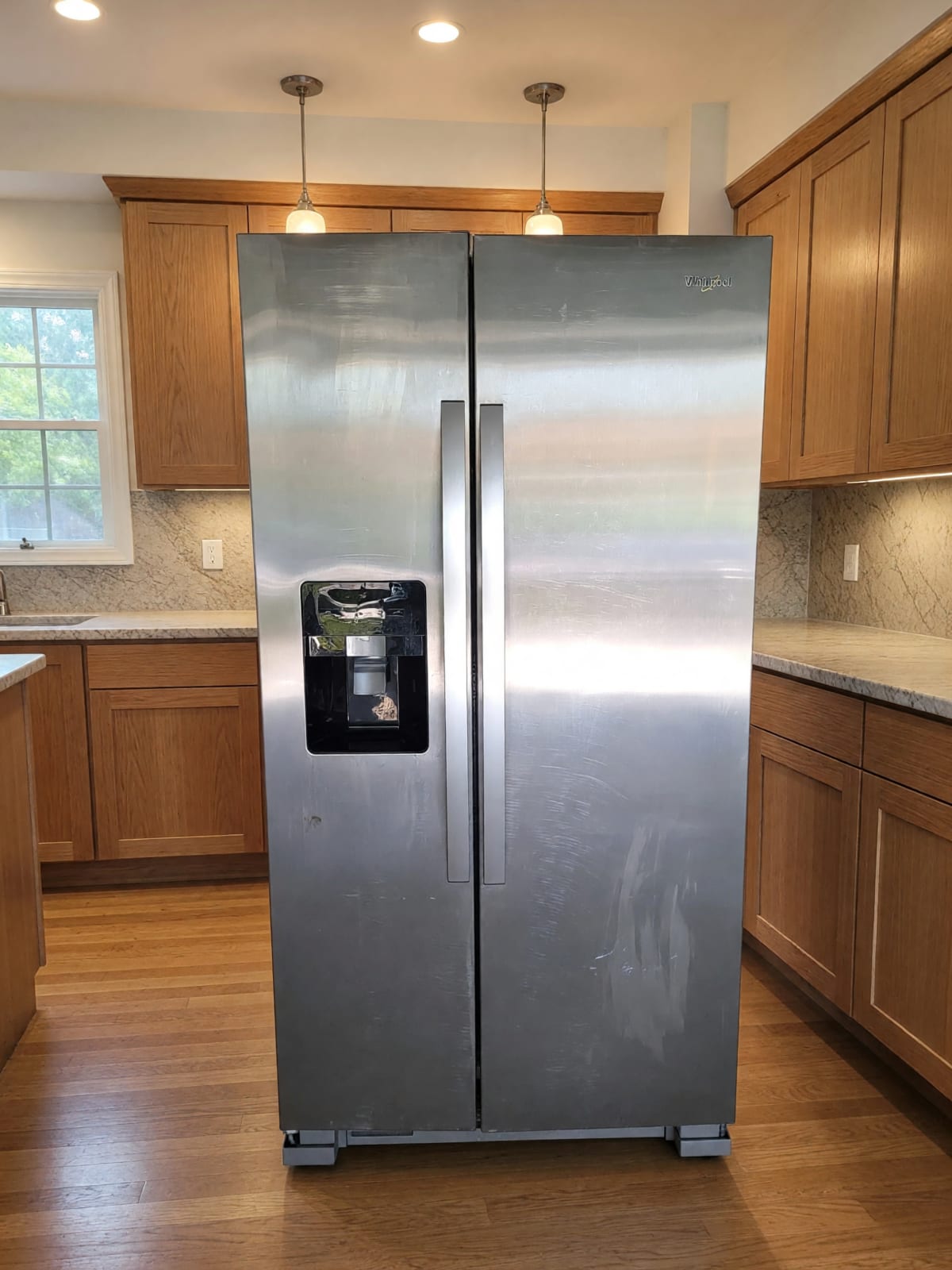 2022 Whirlpool WRS315SDHM08 24 Cu Ft Side-by-Side Refrigerator – Good Condition – Palm Bay, FL