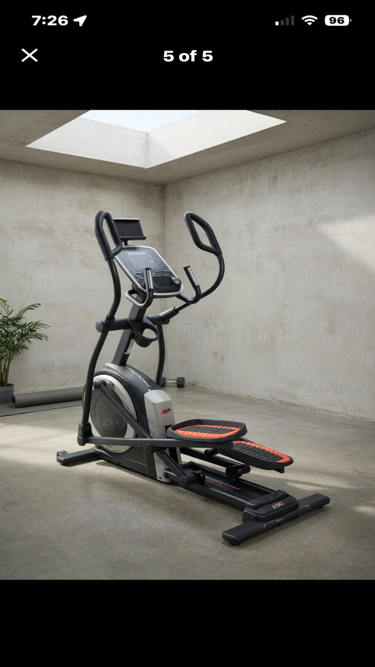 ProForm PFEL59718 Elliptical – Like New, 300 Lb Capacity – Downey, CA
