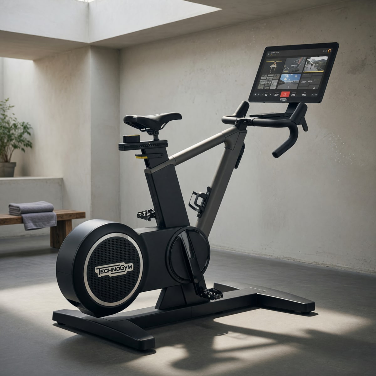 Technogym Smart Exercise Bike with Interactive Touchscreen in Like New Condition – Imperial Beach, CA