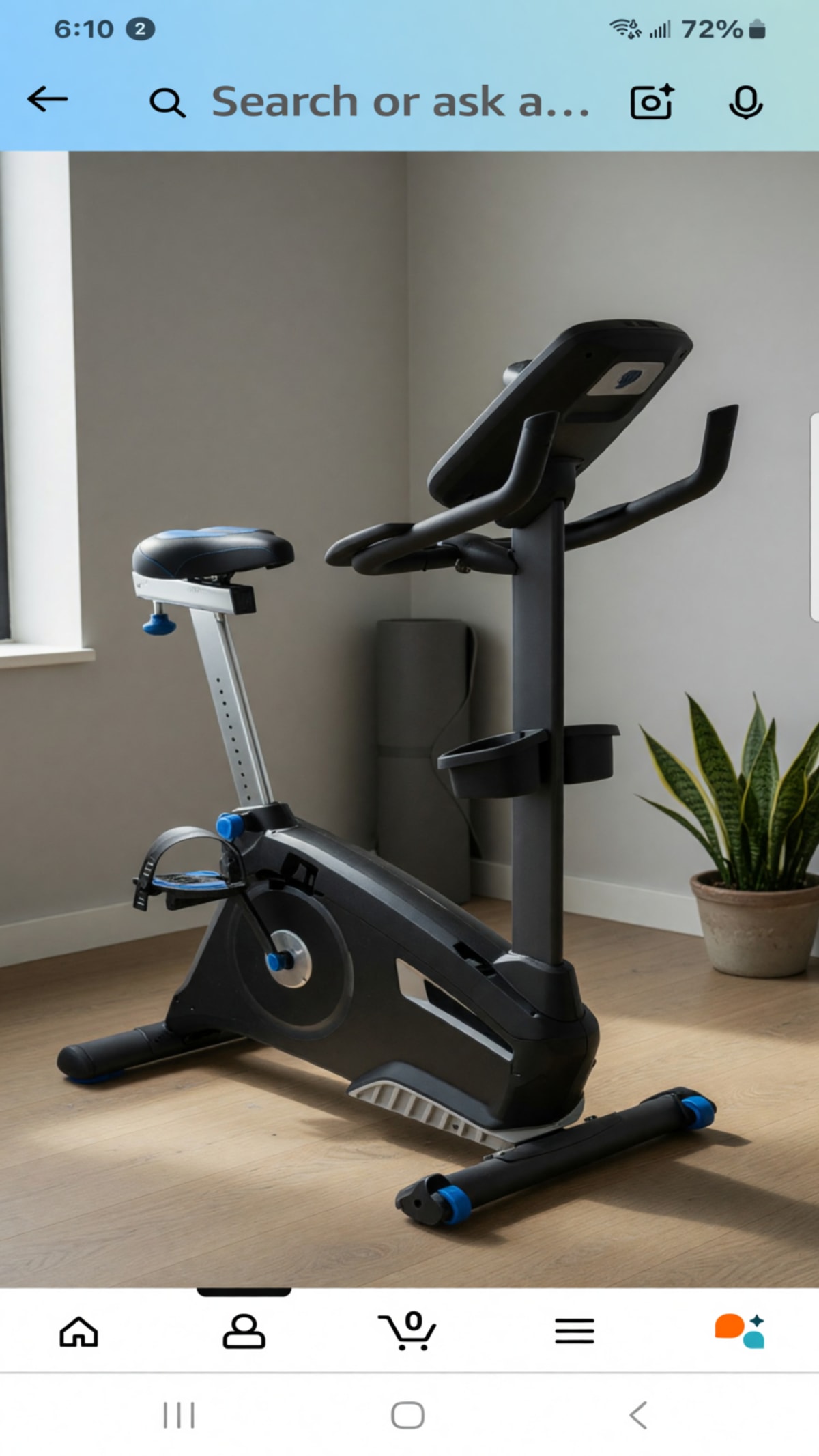 Nautilus U618 Upright Exercise Bike in Good Condition – Fort Worth, TX