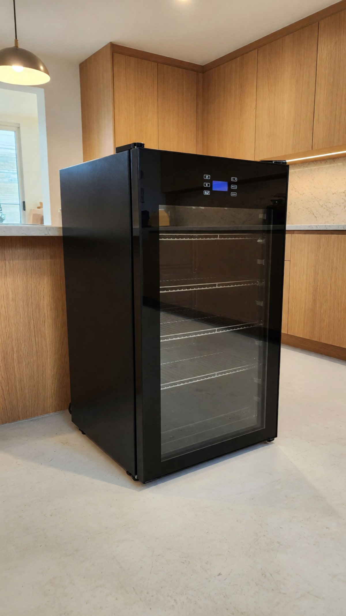 WineEnthusiast Compact Black Wine Cooler with Glass Door and Digital Control in Good Condition – Baltimore, MD